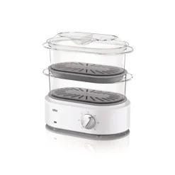 Cuiseur Vapeur*CUISINEADDICT Cuiseur Vapeur Electrique IDENTITY COLLECTION Blanc Braun