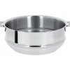 Cuiseur Vapeur*CRISTEL Cuit Vapeur Universel Mutine Ø 20 cm Manche Amovible Inox