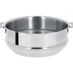Cuiseur Vapeur*CRISTEL Cuit Vapeur Universel Mutine Ø 20 cm Manche Amovible Inox