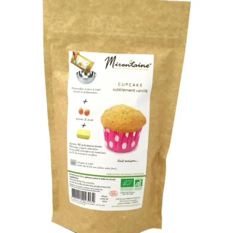 Produits Bio|Préparation Pâtisserie*MIRONTAINE Cupcakes BIO Nature Vanillé 250g