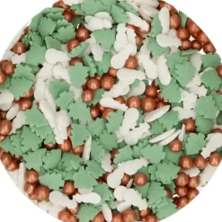 Décoration Comestible*FUNCAKES Décoration en Sucre Christmas Mix Noël 55 g