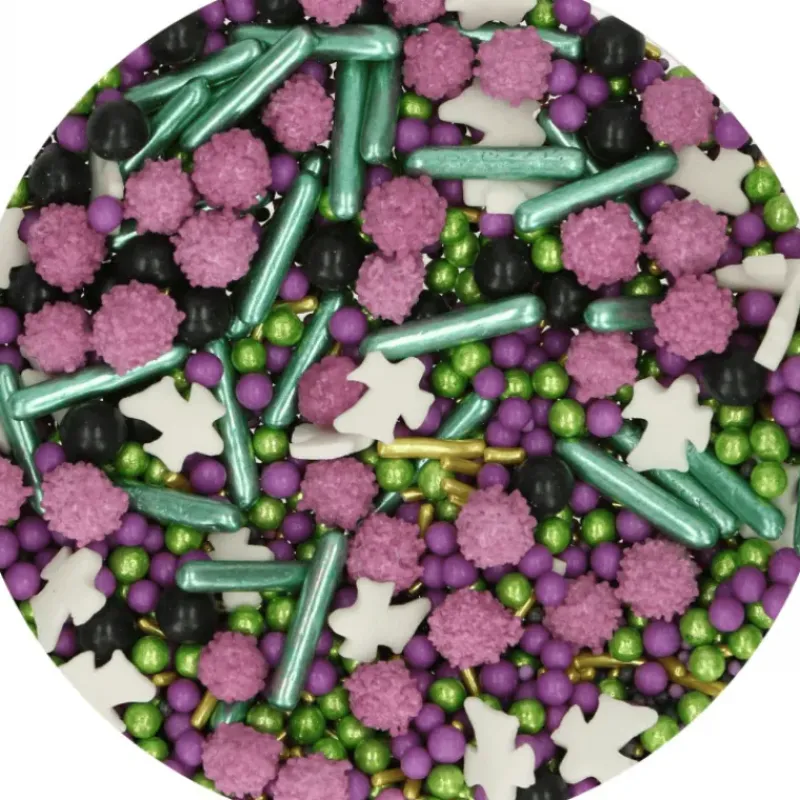 Décoration Comestible*FUNCAKES Décoration en Sucre mélange Halloween 65 g