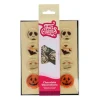 Décoration Comestible*FUNCAKES Décors Chocolat Blanc 4 Motifs Halloween (x12)