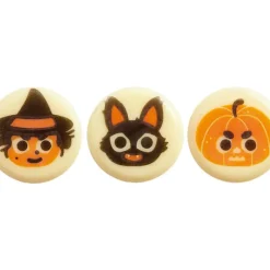 Décoration Comestible*FLORENSUC Décors en Chocolat Halloween ⌀ 2,5 cm (x252)