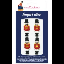 Décoration Comestible*SCRAPCOOKING Décors en Sucre Casse Noisette (x4)