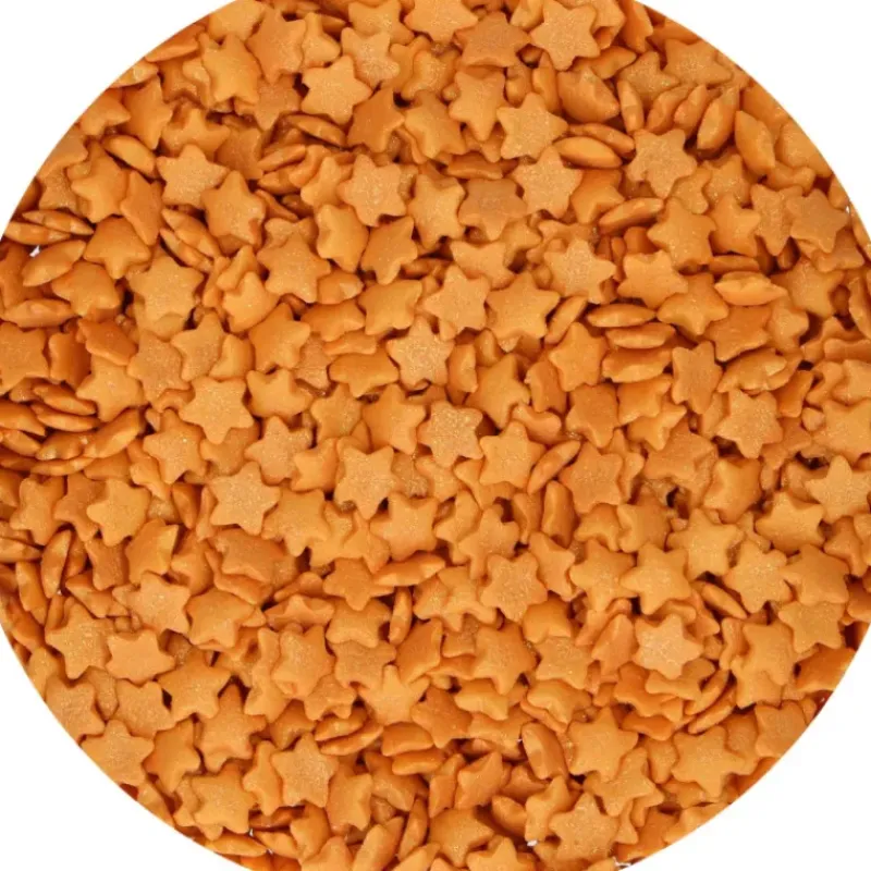 Décoration Comestible*FUNCAKES Décors en Sucre Étoiles Or 60 g