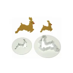 Emporte Pièce - Découpoir Pâtisserie*PME Découpoir Renne sautillant (x2)