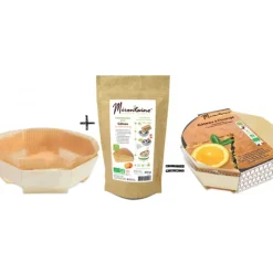 Produits Bio|Préparation Pâtisserie*MIRONTAINE DLUO Courte Préparation Bio Gâteau à l'Orange + Moule en Bois