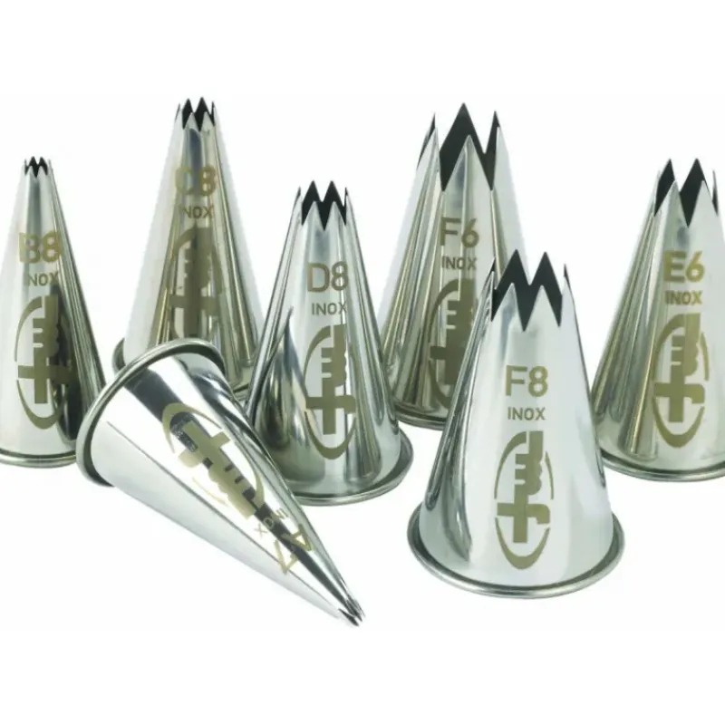 Douilles Pâtisserie*MALLARD FERRIERE Douille Cannelée Inox E5 Ø 13 mm Mallard Ferrière