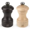 Moulin*PEUGEOT Duo Moulin à Poivre et à Sel Bistro 10 cm Chocolat et Naturel