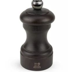 Moulin*PEUGEOT Duo Moulin à Poivre et à Sel Bistro 10 cm Chocolat et Naturel