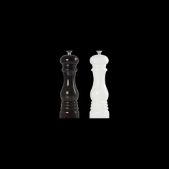 Moulin*LE CREUSET Duo Moulin à Poivre et à Sel Noir et Blanc 21 cm