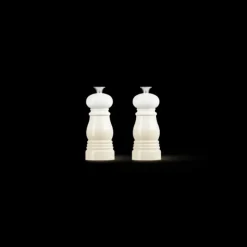 Moulin*LE CREUSET Duo Moulin à Poivre et à Sel Meringue 11 cm