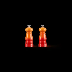 Moulin*LE CREUSET Duo Moulin à Poivre et à Sel Volcanique 11 cm