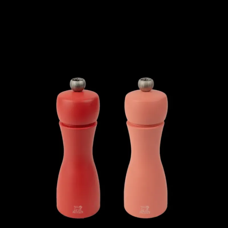 Moulin*PEUGEOT Duo Moulin à Poivre et Sel Tahiti Feu 15 cm