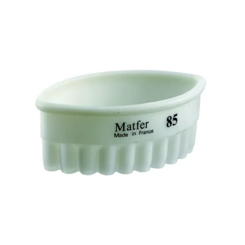 Emporte Pièce - Découpoir Pâtisserie*MATFER Emporte Pièce Ovale Cannelé 4 x 2,3 cm Exoglass