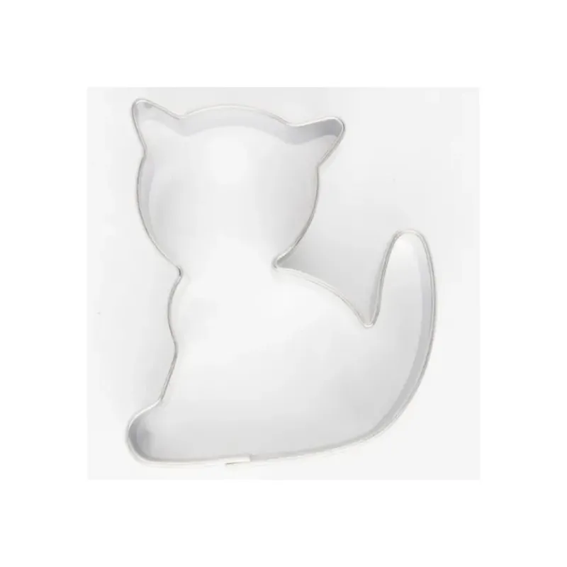 Emporte Pièce - Découpoir Pâtisserie*COOKIE CUTTERS Emporte-pièce Inox Chat 5 x 4 cm