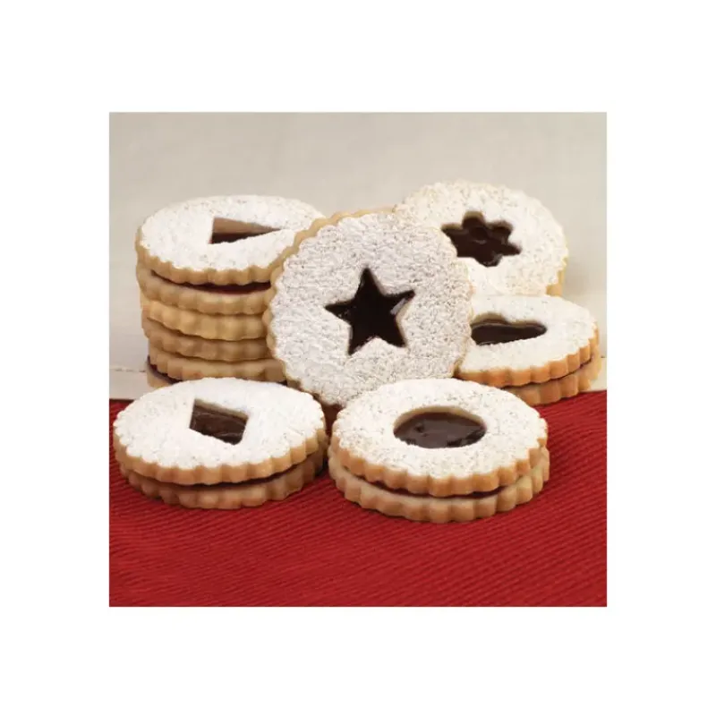 Emporte Pièce - Découpoir Pâtisserie*WILTON Emporte-Pièces Linzer Noël (x7)