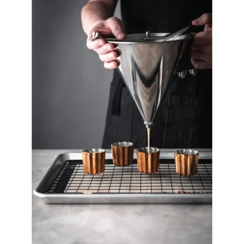 Entonnoir À Piston*DE BUYER Entonnoir à piston KWIK PRO Inox 1.9 L