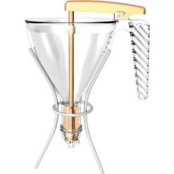 Entonnoir À Piston*MATFER Entonnoir Automatique 0,75 cl Transparent avec support