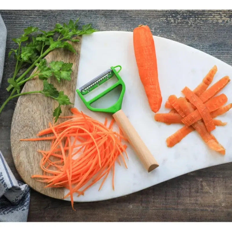 Eplucheurs, Dénoyauteur*OPINEL Eplucheur en Bois Vert T-duo