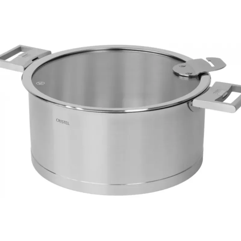 Faitout*CRISTEL Faitout Ø 24 cm Strate Amovible Inox