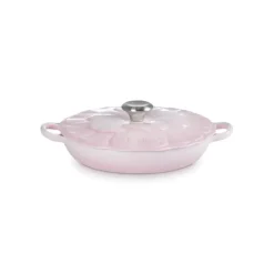 Faitout*LE CREUSET Faitout Fonte Émaillée Pétales Shell Pink 26 cm