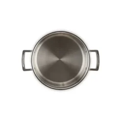 Faitout*LE CREUSET Faitout Inox 24 cm avec Couvercle