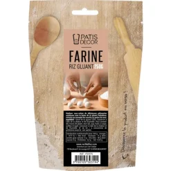 Farine*PATISDECOR Farine de Riz Gluant 250 g Patisdécor