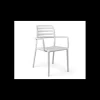 Mobilier Terrasse Restaurant*NARDI Fauteuil en Polypropylène Costa Bistrot Blanc