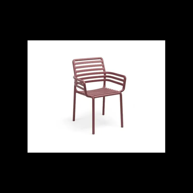 Mobilier Terrasse Restaurant*NARDI Fauteuil en Résine Doga Marsala