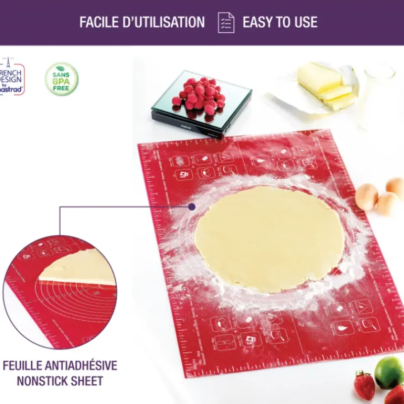 Tapis De Cuisson|Tapis Silicone Pâtisserie*MASTRAD Feuille à Pâtisserie 62 x 40 cm