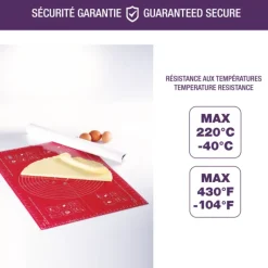 Tapis De Cuisson|Tapis Silicone Pâtisserie*MASTRAD Feuille à Pâtisserie 62 x 40 cm