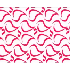 Décoration Comestible*MALLARD FERRIERE Feuilles de transfert chocolat vagues rouges 34 x 26,5 cm (x10)
