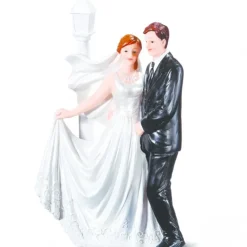 Décoration Gâteau*CUISINEADDICT Figurine Mariage Mariés Romantique 2 Modèles 17,5 cm