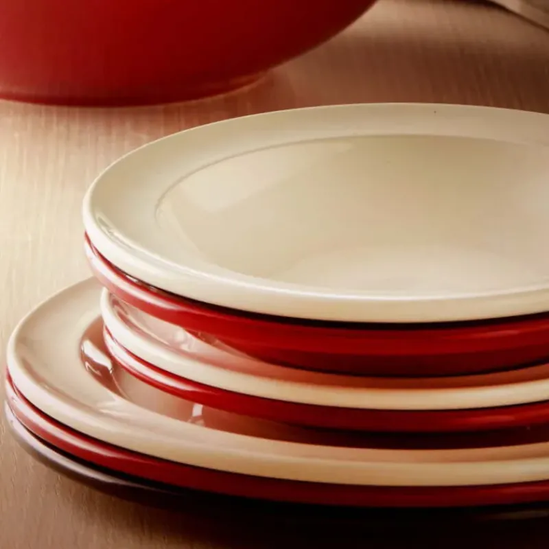 Vaisselle*EMILE HENRY FIN DE SERIE Assiette à Dessert en Céramique Ø 21 cm Grand Cru