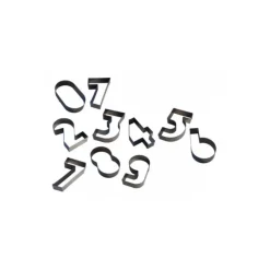 Cercle À Patisserie|Emporte Pièce - Découpoir Pâtisserie*GOBEL FIN DE SERIE Chiffre inox 8 Moule-Découpoir 300 mm