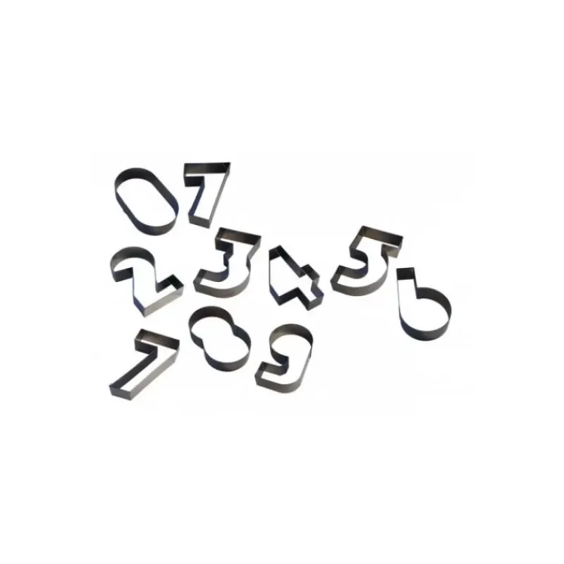 Cercle À Patisserie|Emporte Pièce - Découpoir Pâtisserie*GOBEL FIN DE SERIE Chiffre inox 8 Moule-Découpoir 300 mm