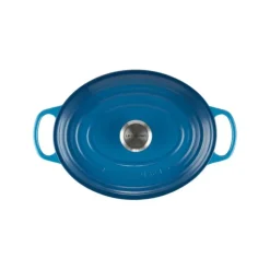Cocotte En Fonte*LE CREUSET FIN DE SERIE Cocotte en fonte Ovale 29 cm Marseille Signature