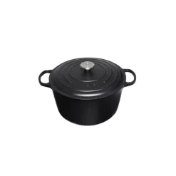 Cocotte En Fonte*LE CREUSET FIN DE SERIE Cocotte en Fonte Haute 24 cm Noir Mat