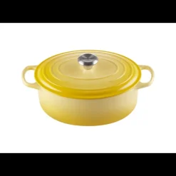 Cocotte En Fonte*LE CREUSET FIN DE SERIE Cocotte en fonte Ovale 31 cm Soleil Signature
