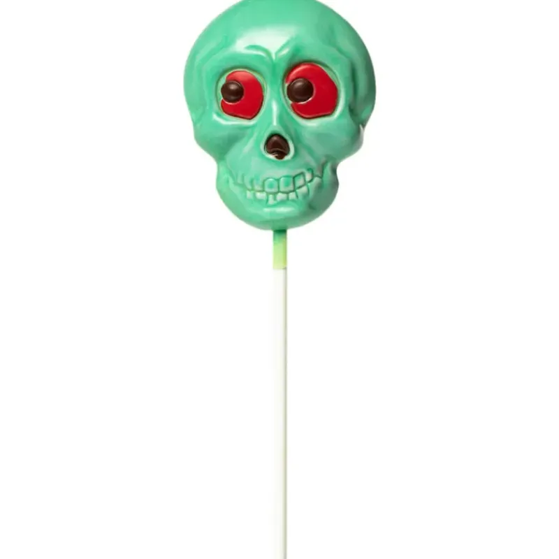 Moules À Chocolat*CHOCOLATE WORLD FIN DE SERIE Moule Chocolat Sucette Crâne 6,1 x 4,9 cm (x4) Chocolat Form