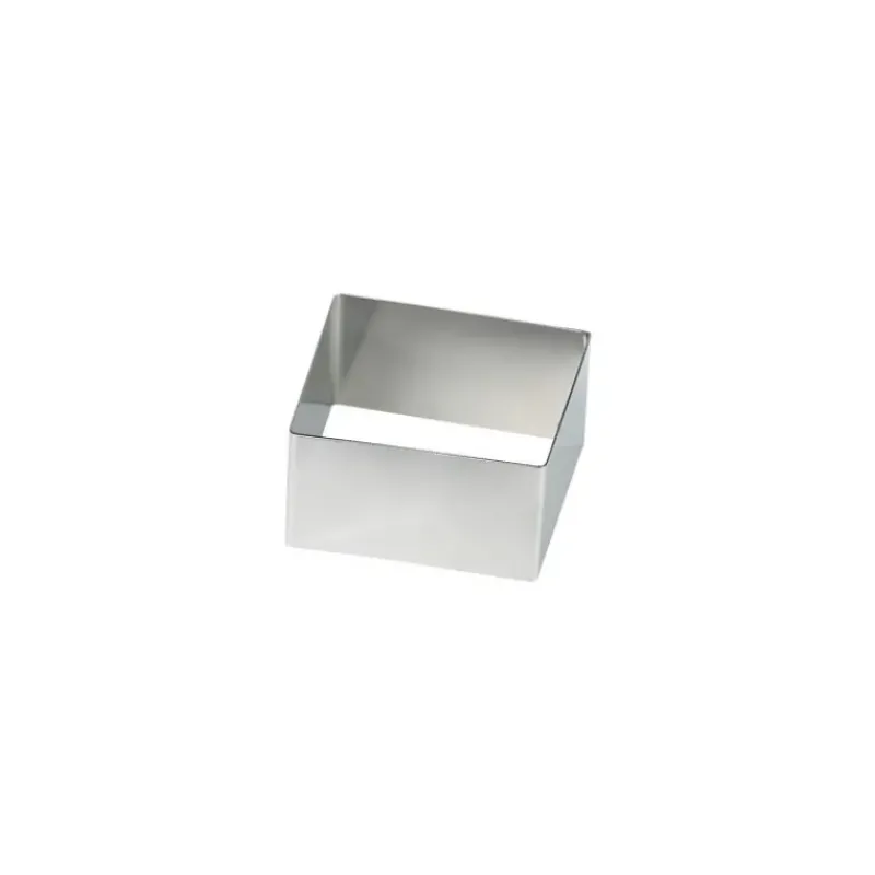 Cercle À Patisserie*GOBEL FIN DE SERIE Nonnette Inox Carré 3 cm x H 3 cm