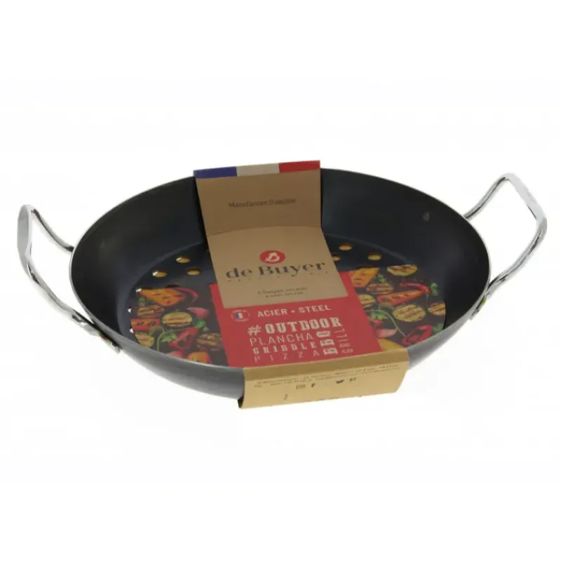 Poêles*DE BUYER FIN DE SERIE Plat à Légumes Perforé Ø 28 cm Outdoor