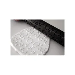 Ustensiles Décor Gâteau*SILIKOMART FIN DE SERIE Rouleau à Empreinte Coeurs pour Pâte à Sucre