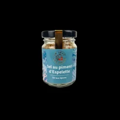 Sel*UN JOUR UNE EPICE Fleur de Sel au Piment d'Espelette 95 g