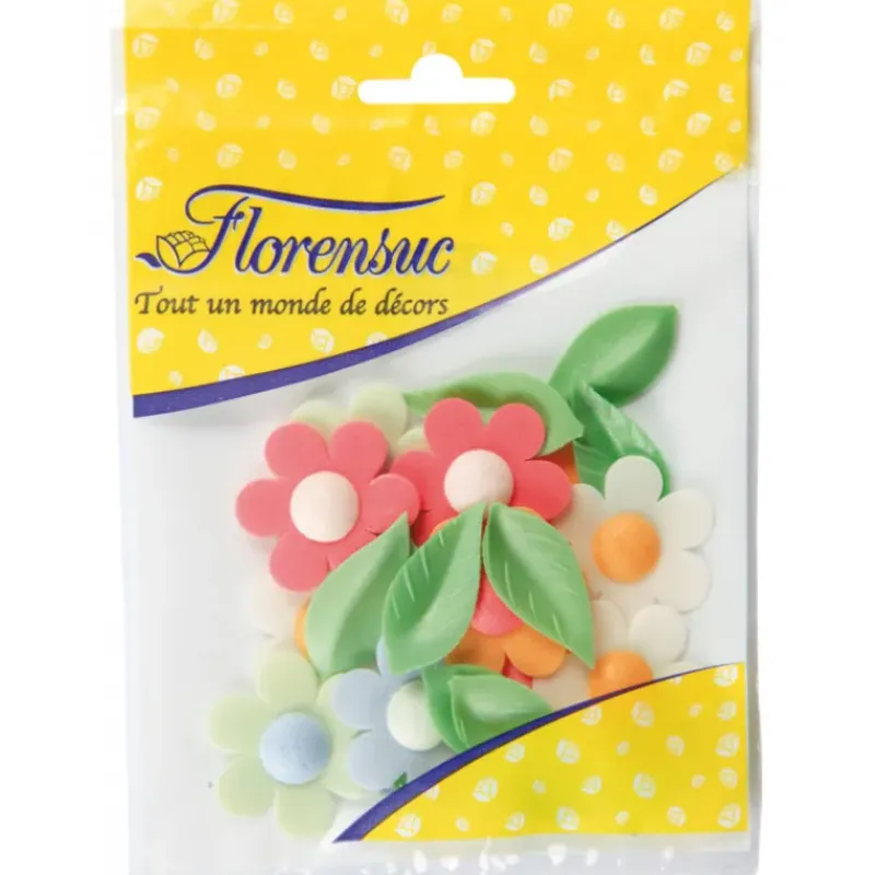 Décoration Comestible*FLORENSUC Fleurs d'Anémone x12 - en Azyme
