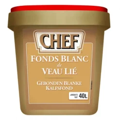 Fonds De Sauce - Sauces*CHEF Fonds blanc de veau lié 40L 800g