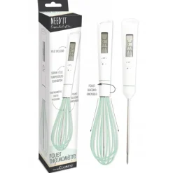 Thermomètre De Cuisine|Fouets De Cuisine*SCRAPCOOKING Fouet Thermomètre de Cuisine Amovible 27 cm Need'It