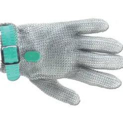 Gant Anti Coupure*ARCOS Gant de Protection en Cotte de Maille XS Vert